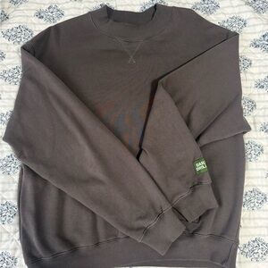 Daily Drills Womens Charcoal Crewneck Sweater